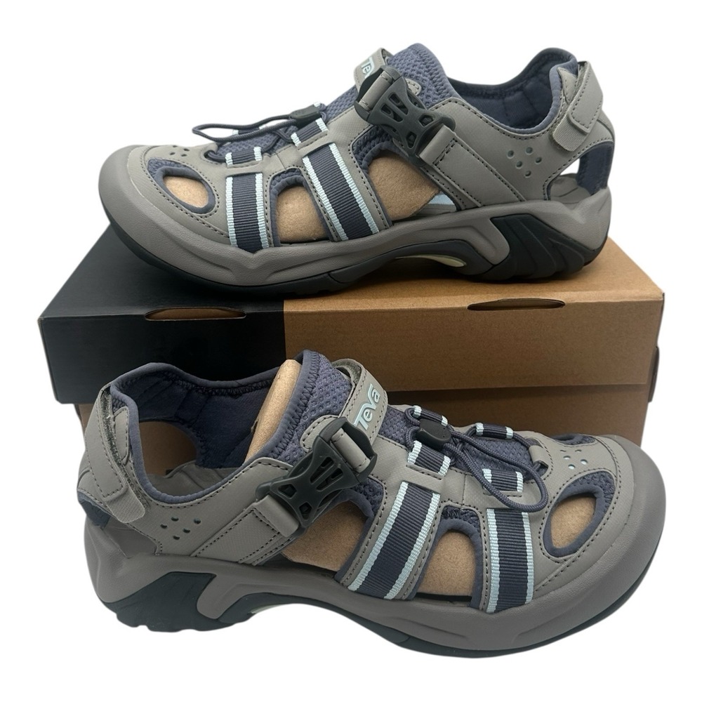 TEVA Omnium Sandals Womens‎ Sz 11 Slate Grey Hiking Water Sport Shoes 6154